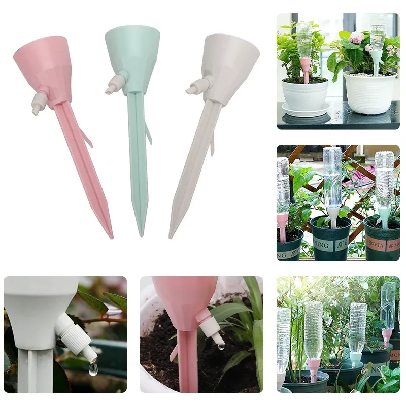 Kits 30pcs sistema de irrigação por gotejamento ajustável automático auto rega picos para plantas ao ar livre indoor vasos plantas ferramenta de jardim