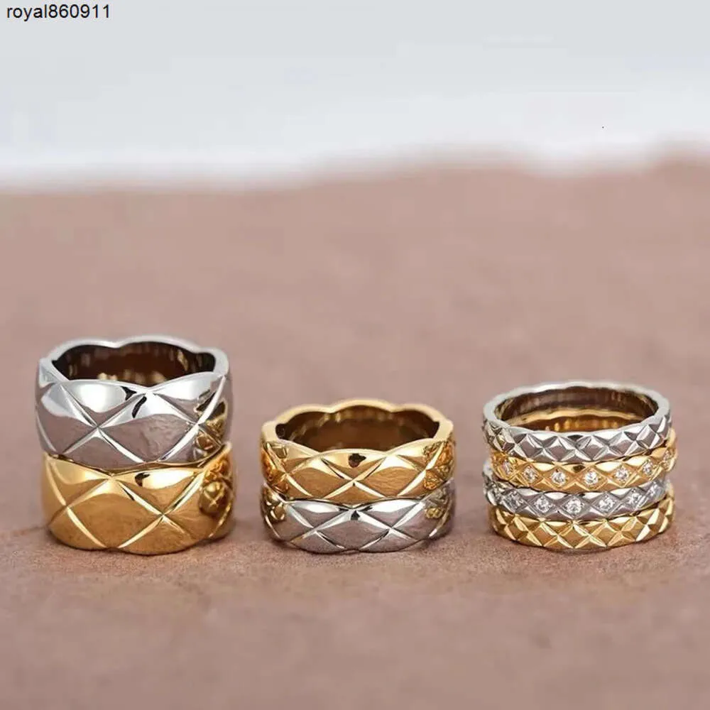 Original Sterling Silver Diamond Band Rings for Women Luxury Shining Crystal Stone Designer Ring Wedding Jewelry No Box Anniversary Gift