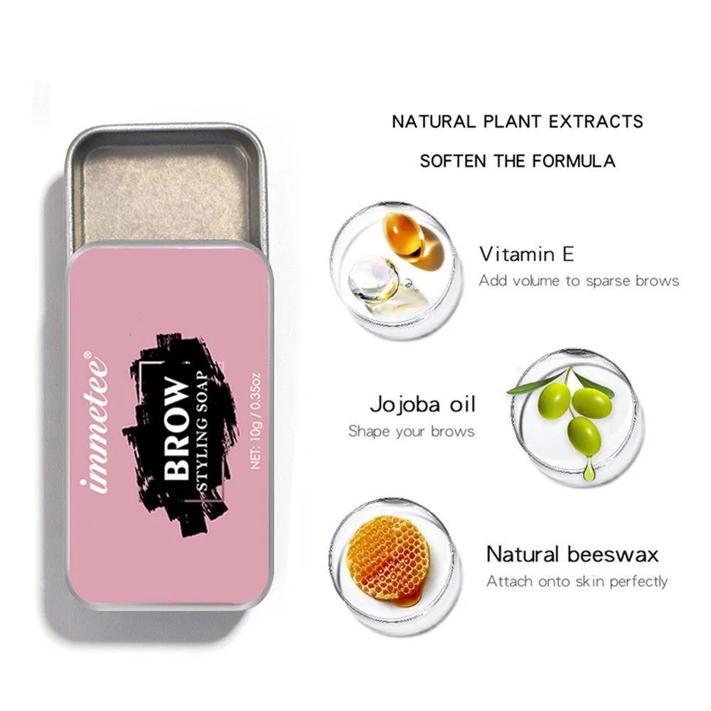 Eyebrow Enhancers Brow Styling Soap Makeup Balm Kit Setting Gel Waterproof Tint Pomade Sha Drop Delivery Health Beauty Eyes Otdl3