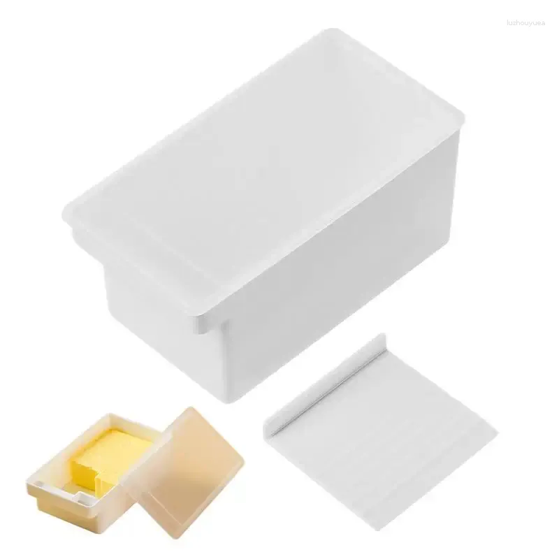 Placas cortador de manteiga cortador e prato retangular com design cortável resistente à temperatura economia de espaço