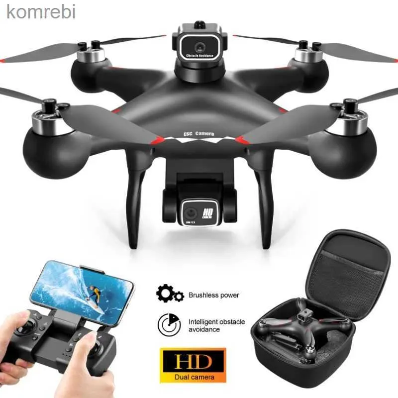 Drones Authentic S116 Nível 6 Anti Vento High-Tech Brushless Remoto RC Drone Fluxo Óptico Posicionamento 4K Fotografia Aérea 24313