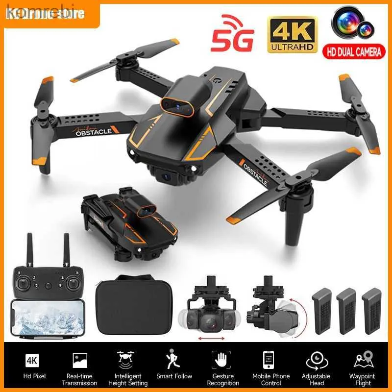 Drones S91 4K Profession Drone Obstacle Avoidance Dual Camera RC Quadcopter Dron FPV 5G WIFI Long Range Remote Control Helicopter Toys 24313