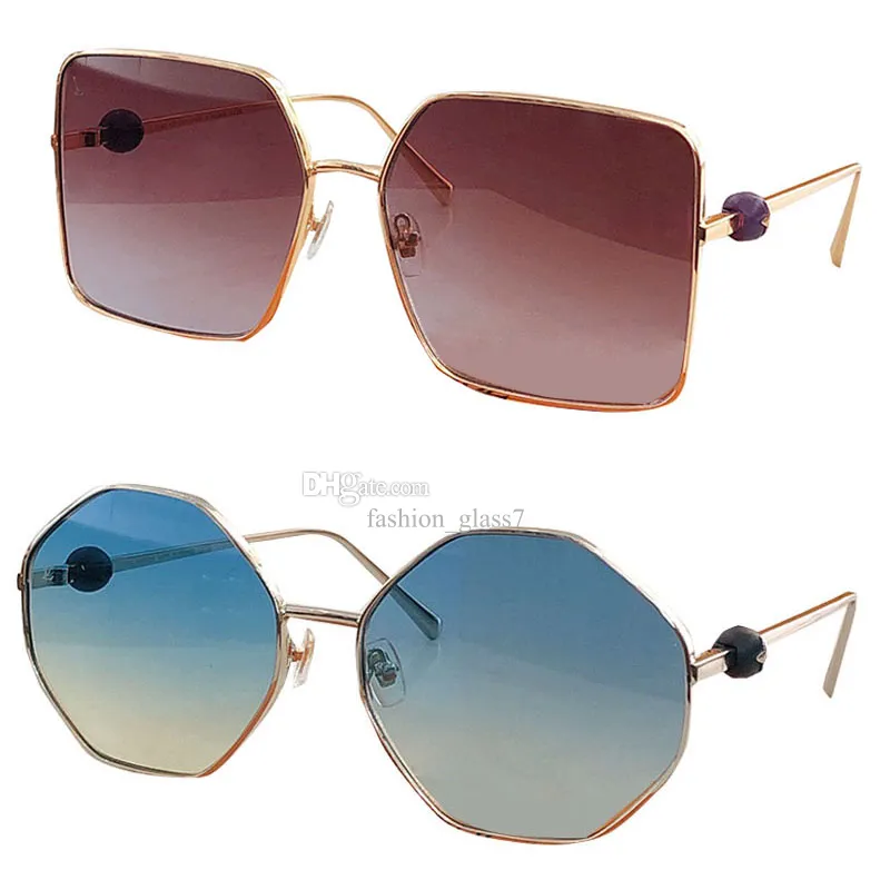 Lujosas gafas decorativas de colores claros para mujer, gafas a juego de colores macaron a la moda, gafas de sol resistentes a UV400 de alta calidad con caja