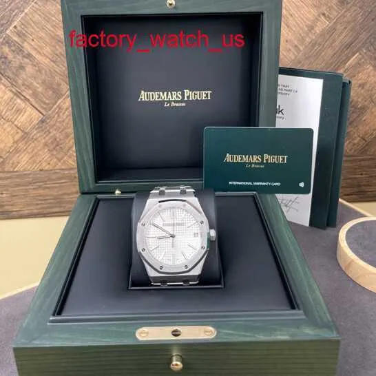 AP Elegance Watch Leisure Watch Royal Oak Serisi 15510st Hassas Çelik Beyaz Plaka Erkek Moda Boş Zaman İş Sporları Watch World Luxury Saat Listesi