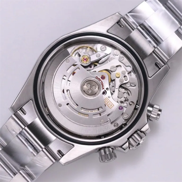 Motre be luxe luxury Watch wristwatch 40mm N4130 chronograph mechanical movement 904L steel case men watches designer watchs wristwatches Relojes