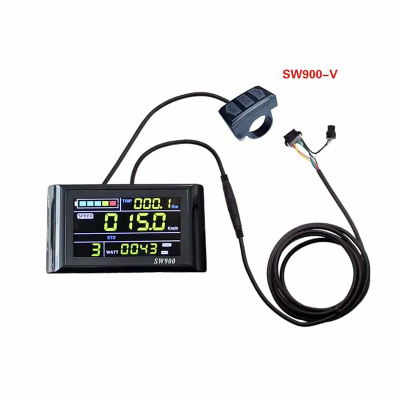 E-bike LCD liquid crystal meter with waterproof multi-function display for  24V to 60V lithium controllers from Dhgate Bike Computers - price 51.43