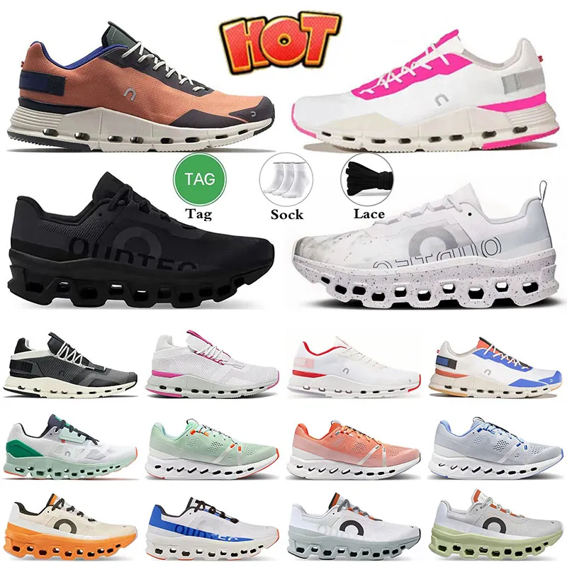 Designer Femmes sur Cloudmonster Chaussures de course Nova Rose Blanc Tout Noir Plat Monster Violet Surfer X 3 Runners Roger Hommes Baskets Baskets 5 Sports Femmes Szie 36-45