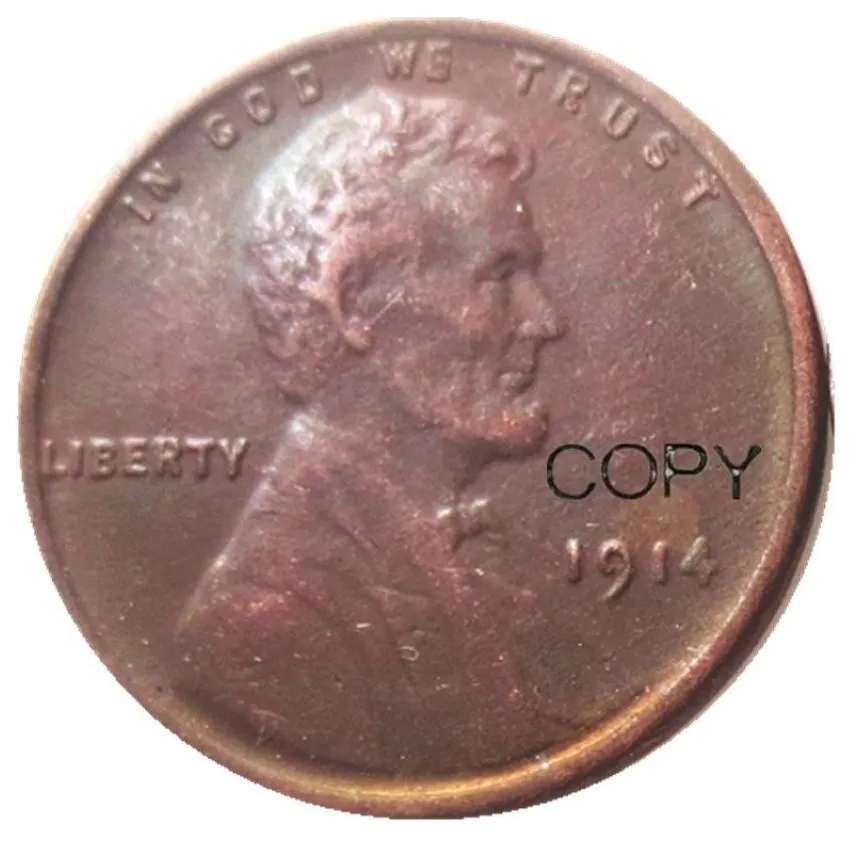 US 1914 P S D Lincoln Head One Cent Copia in rame Promozione Accessori pendenti Monete256i