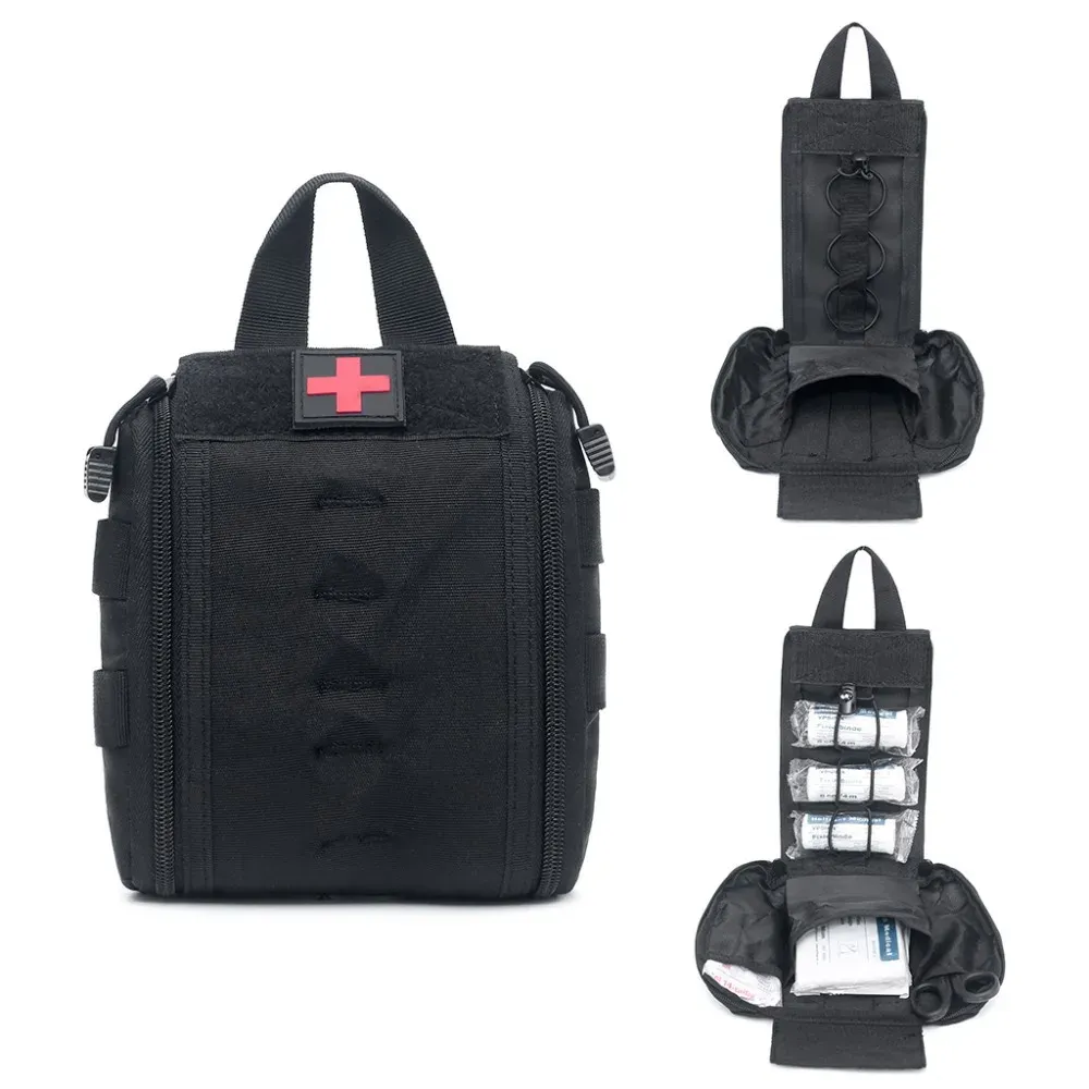 Sopravvivenza EMT Utility Pack Cacciata EDC Medical Bag MOLLE tattico Kit di pronto soccorso Kit Outdoor Army Car Emergencing Camping escursionismo Sopravvivenza