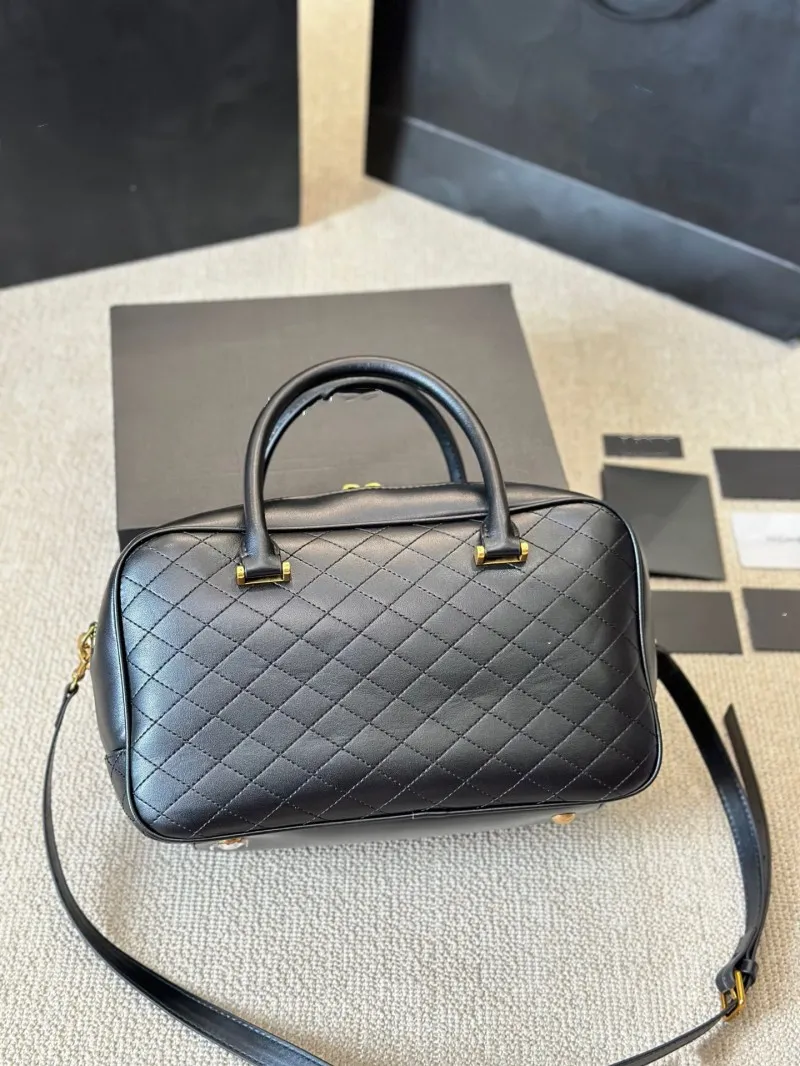 Luxury designer traveling bag women totes Fashion Shopping Satchels Shoulder Bags handbags genuine leather crossbody messenger bag purses wallet black briefcase