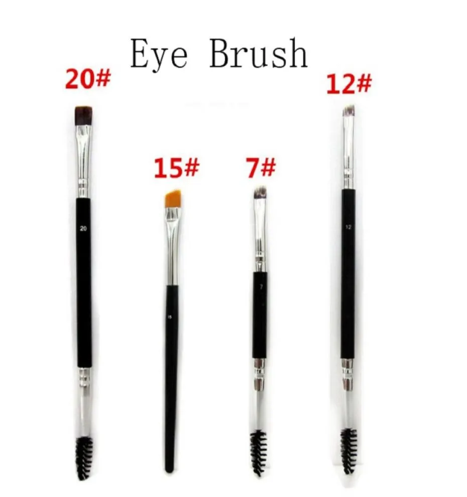 Eyebrow Brush Makeup Brushes 7 12 15 20 Large Synthetic Duo Brush Blending Eye Brow Contour Brush7969083