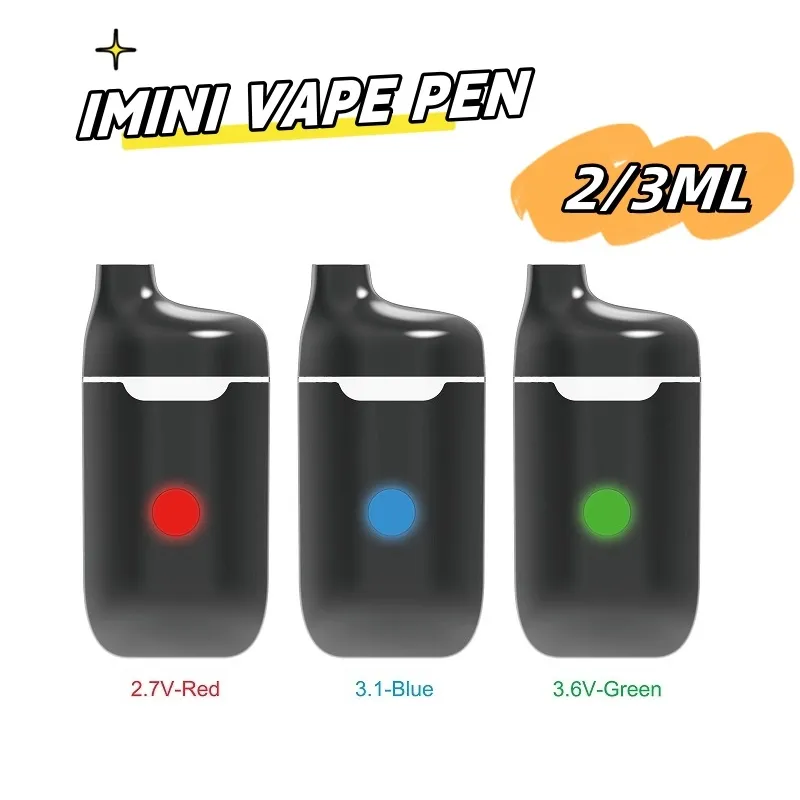 Imini C16 Disposable Vape Box USB Recharge Device 2.0ml 3.0ml D8 D9 D10 Empty Oil Vaporizer 280mAh Battery Adjustable Voltage Ceramic Coil Manufactory Directly