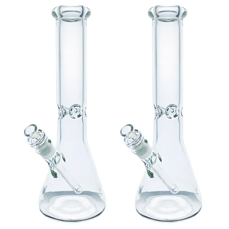 Heady Cam Bongs nargile/13 inç yüksekliğinde cam nargile üçgen şeffaf pürüzsüz büyük çaplı çıkarılabilir bonglar (GB-655)