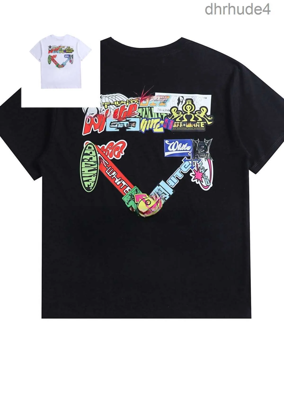 2024 Neue Off-Herren-T-Shirts Designer-Luxusangebote Weißes klassisches T-Shirt Pfeil-Graffiti-Sweatshirt Männer und Frauen Mode Hochwertige T-Shirts Mehrere Stile Hip h Aamk