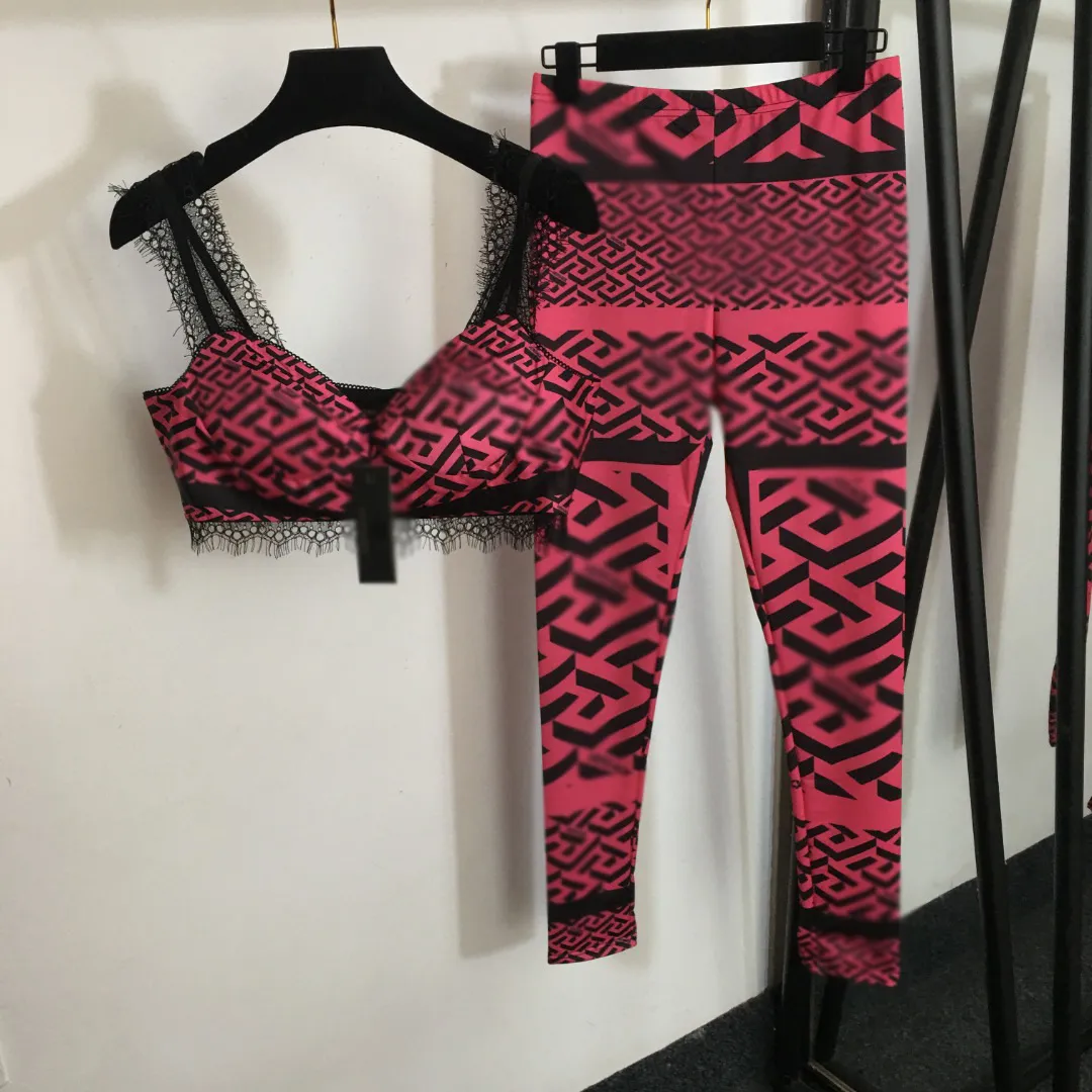 Бесплатная доставка, женские комплекты из двух предметов с розовой цветочной вышивкой, брендовое платье из двух предметов в одном стиле, DH391