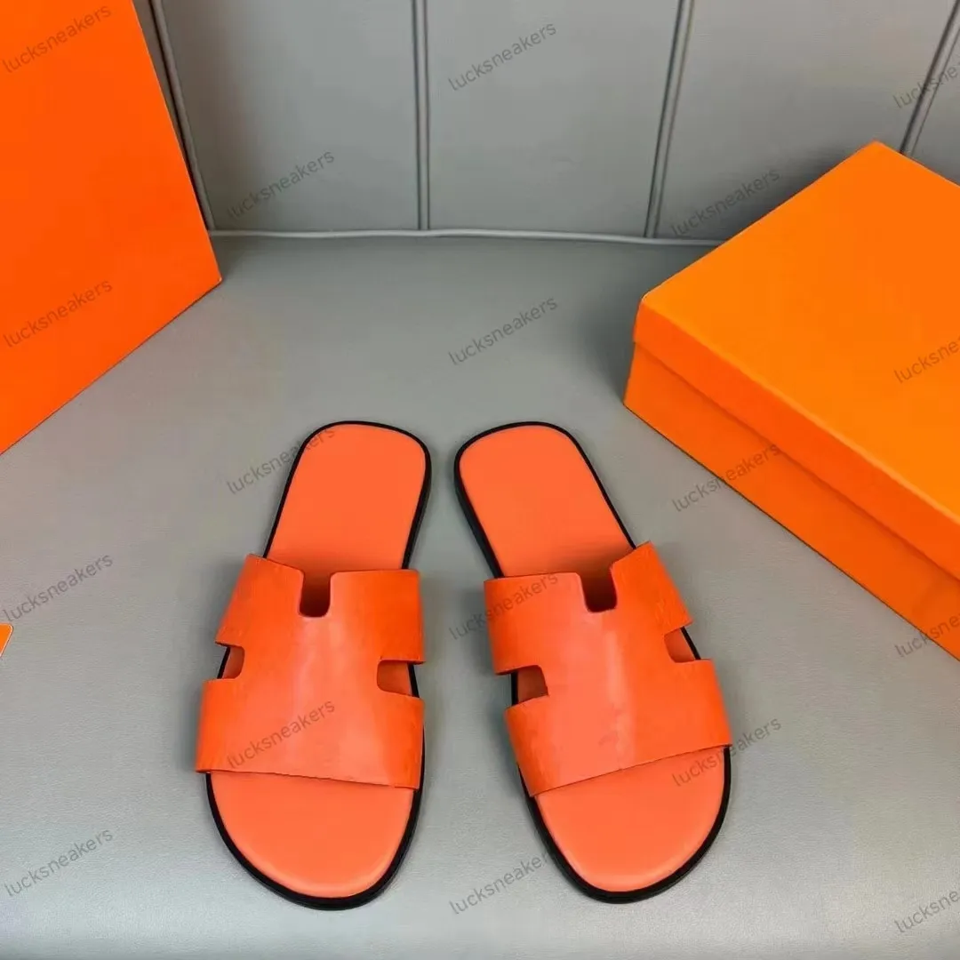 Zapatillas de hombre, sandalias de cuero de diseñador, chanclas, sandalias de piel de becerro, sandalias de piel de becerro, chanclas informales de playa grandes y perezosas de verano