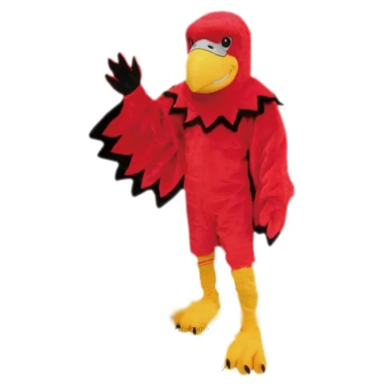 Adult Red Eagle Mascot Costume Unisex Animal Outfit... From ...