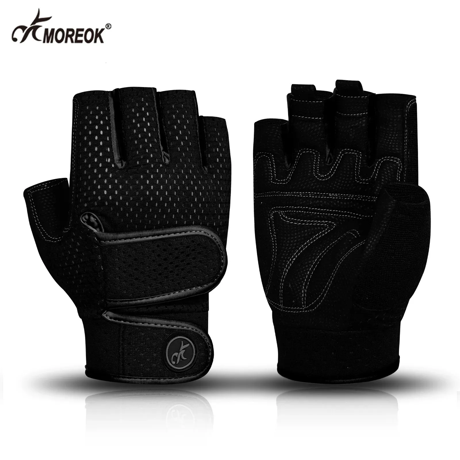 MOREOK Workout Gloves Gym Gloves for Man Women Wrist Guard Sports Dumbbell Riding Non-Slip 3MM Gel Pad Bodybuild Fitness Gloves 240312