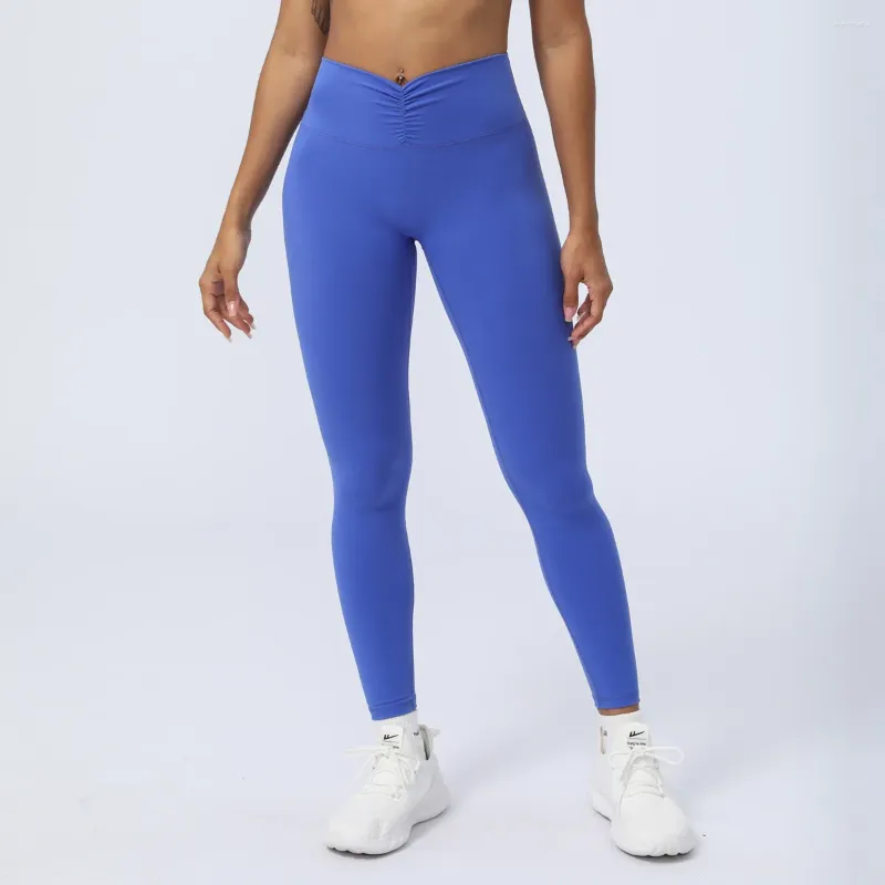 Active Pants Plus Size Scrunch High midja Yoga Kvinnor Gymkläder Sportkläder Elastiska komfort leggings för fitnesskläder Sport outfit XXL