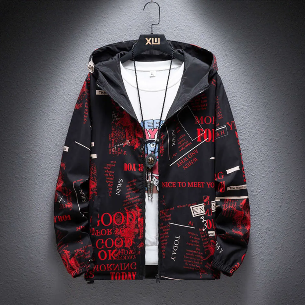 Autumn Student Double-sided Jacket, Men's Trend, Casual and Handsome New Plus Fat Oversized Jacket