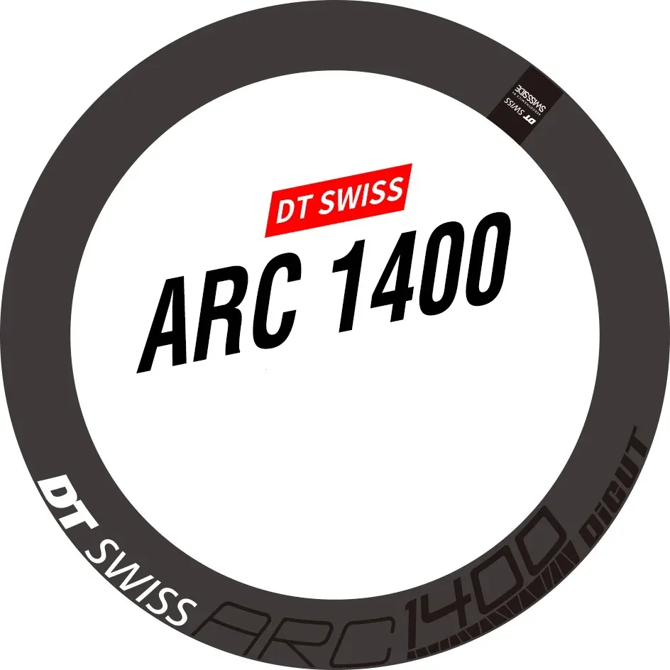 Accessoires Tweewielsticker voor DT Arc 1400 Road Bike Carbon Bicycle Cycling Decal Rim Rem / Disc Brake