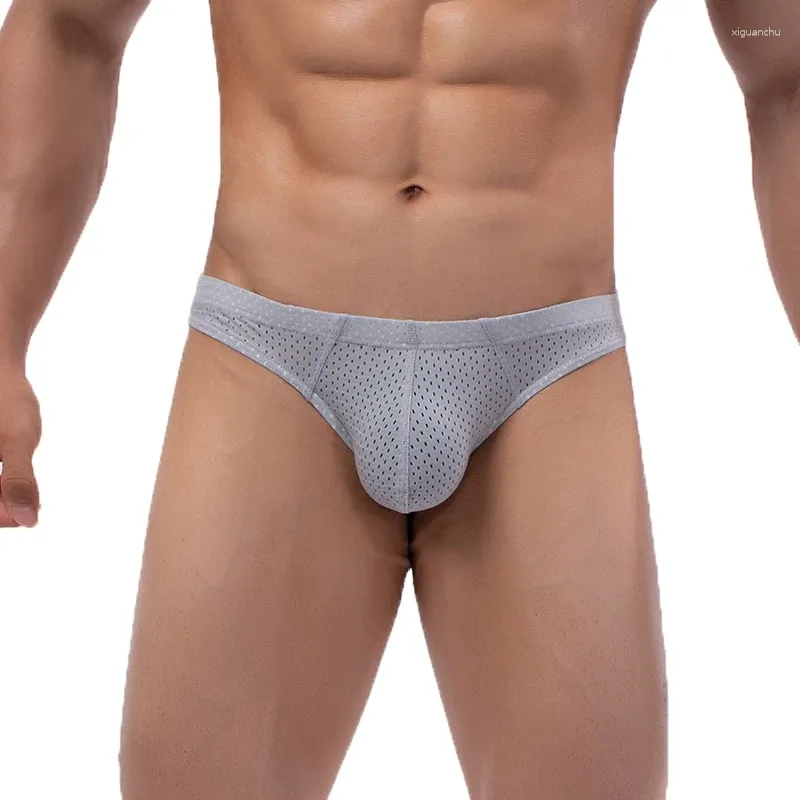 Underbyxor män underkläder jockstrap mesh penis påse trosor sömlösa ren ultratunna trosor cuecas låg midja slip bikini 2xl