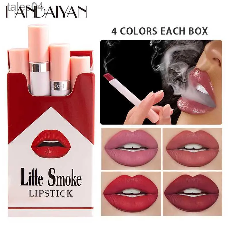 Lipstick 4Sets Lipstick Matte Lip Stick 24 Hours Waterproof Pintalabios Permanente Larga Duracion Labiales Mate Envio Gratis Maquiagem 240313