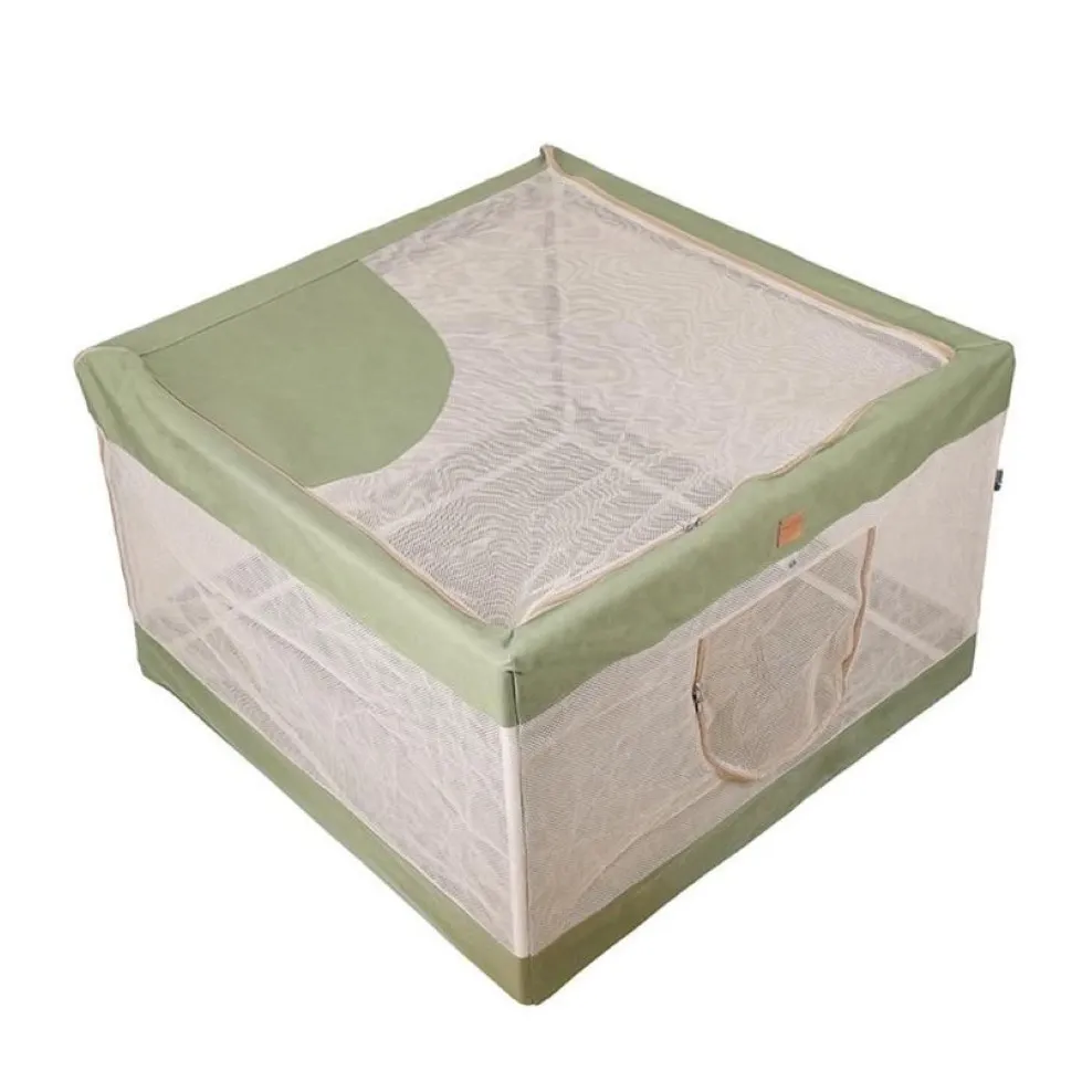 Cat Carriers Crates Houses Dog Pen Indoor - Pet Playpen Collapsible Square Park Portable Portable Portable Puppy2644
