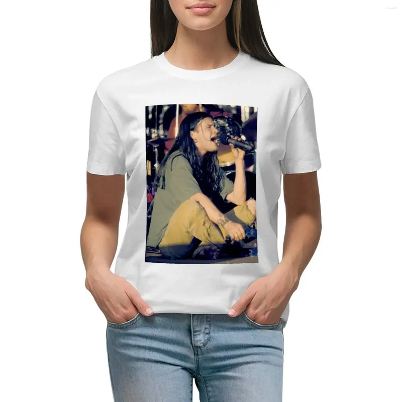 Kadın Polos Shannon Hoon Kör Kavun Pograph T-Shirt Kısa Kollu Tee Üstler Kawaii Giysileri Kadın T Shirt