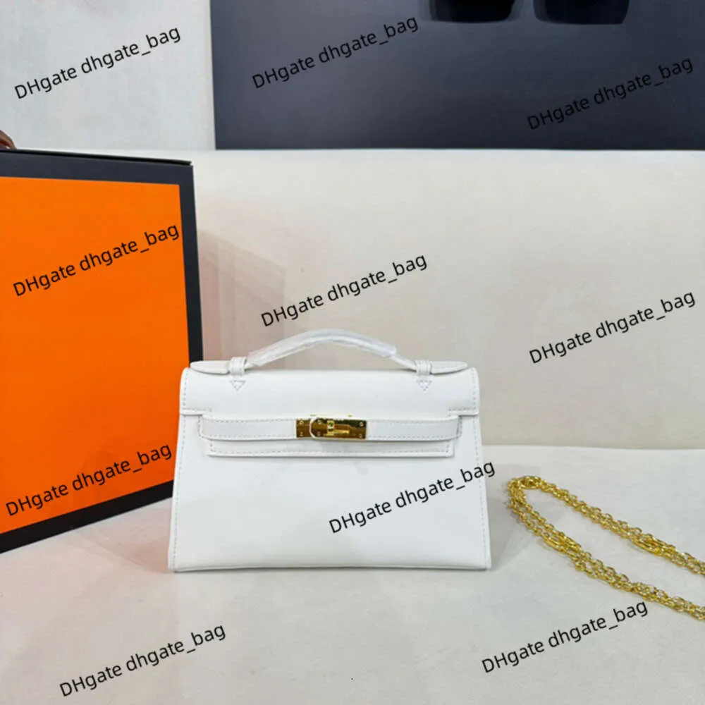 DHgate.com:Designer Mini Leather Gold Buckle Single Shoulder
