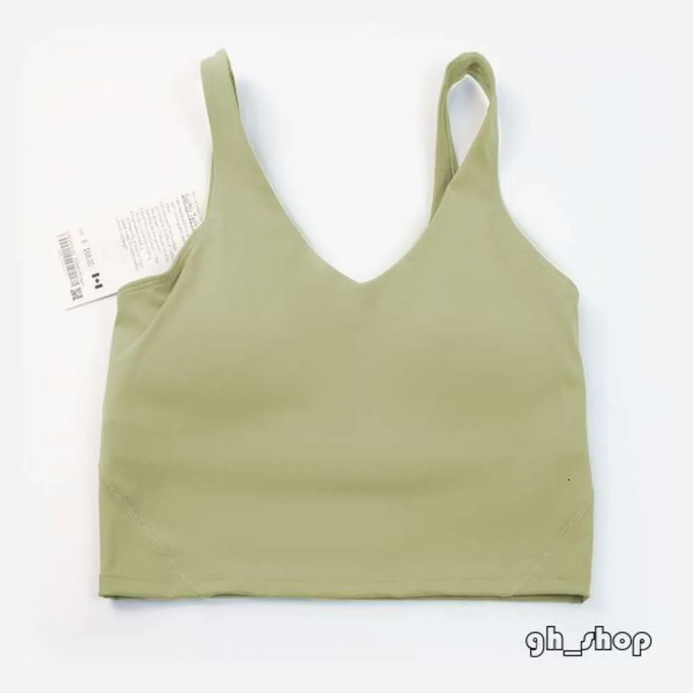 Wysokiej jakości Lulu wyrównany zbiornik Top Designer U Bra Yoga Strój Kobiety Summer Sexy T Shirt Solidna seksowna plon tops bez rękawów kamizelka mody 16 kolorów 2166