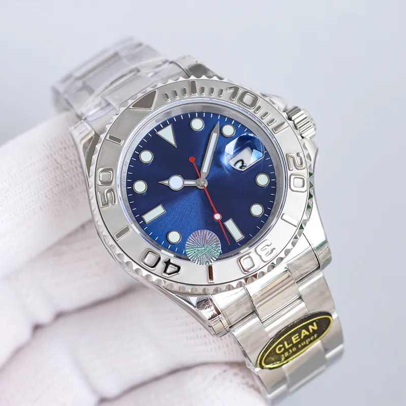 Designer-Uhr, automatisches mechanisches 2836-Uhrwerk, modische Uhren für Herren, Saphir-wasserdichtes Armband, Herren-Armbanduhr, Business-Montre-de-Luxe-Armband