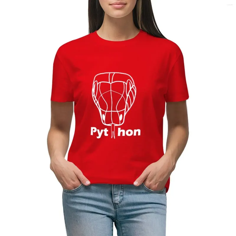 Polos pour femmes T-shirt Python hauts d'été vêtements Vintage T-shirts pour femmes T-shirts graphiques drôles