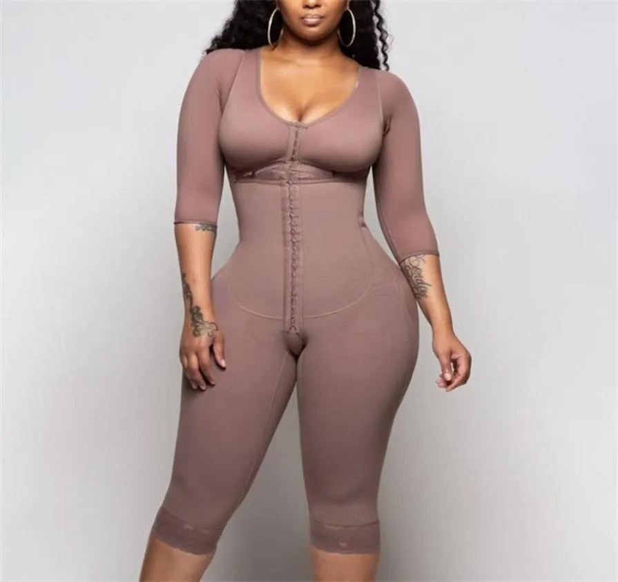 Body Shaper complet Body réducteur ceinture bout à bout taille formateur minceur Shapewear post liposuccion cuisse tondeuse 2201155923976