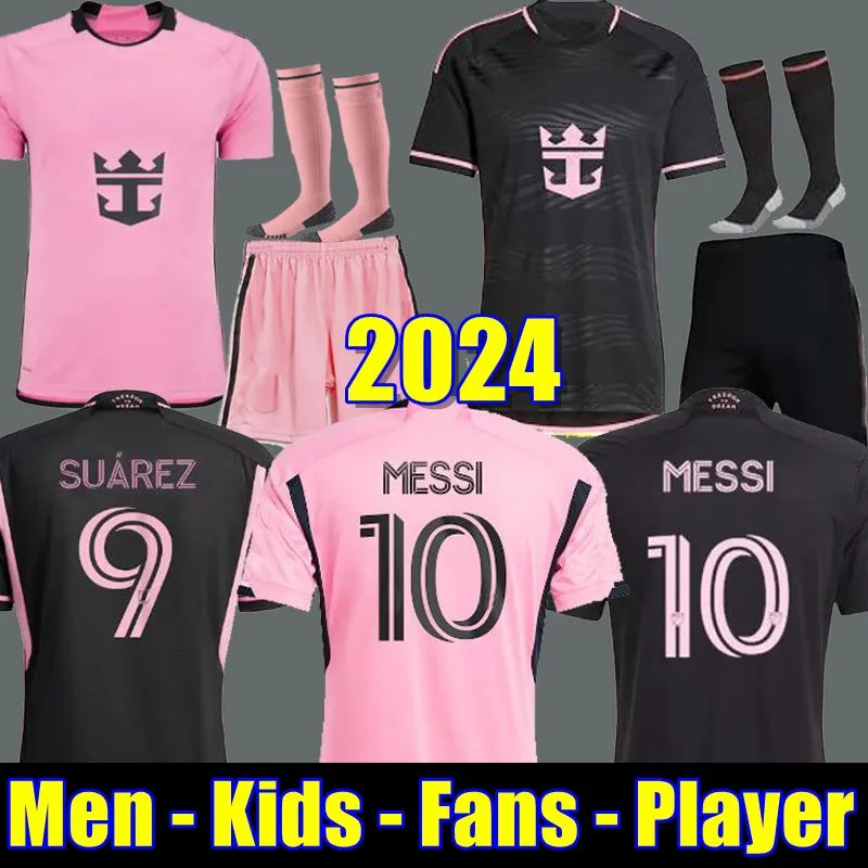 2024 INTER MiaMi Voetbalshirts MESSIS SUAREZ BECKHAM Voetbalshirts Inter MiamiS 24 25 MATUIDI HIGUAIN TRAPP PELLEGRINI PIZARRO FC Jersey Fans Speler PIREZ Kit