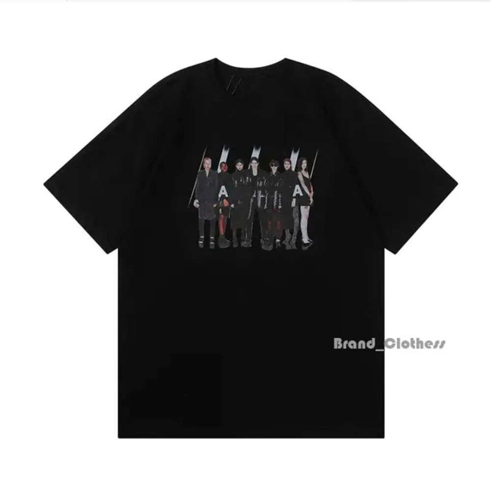 T-shirt Europe Amérique Hommes T-shirt Rhude Designer Marque Vêtements Col Rond Haute Qualité Manches Courtes T-shirt Pour Hommes 2023 Balencaigaity Fashion Design Hommes 5880