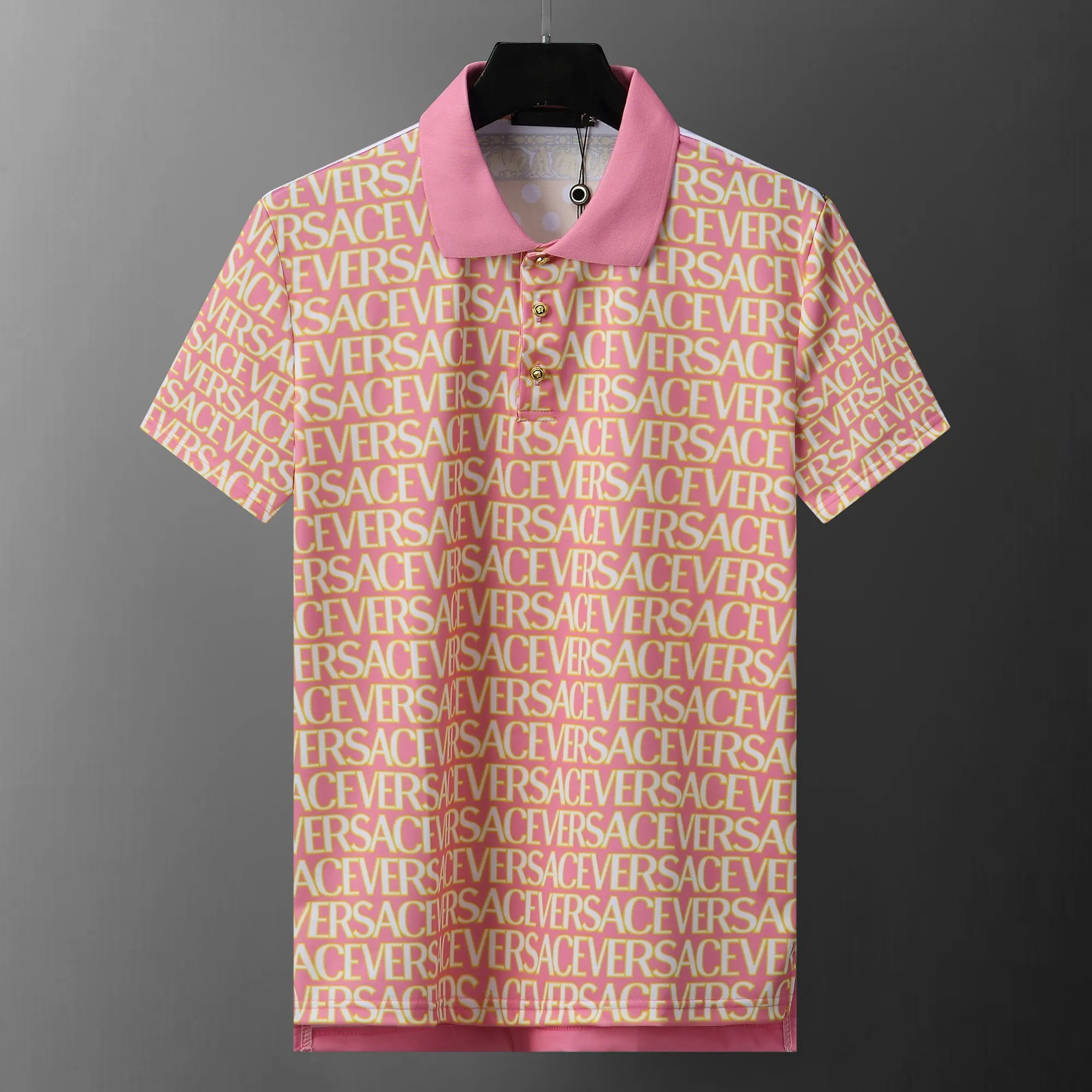 Мужская футболка Дизайнерская рубашка поло Мужские поло Высококачественная вышивка Модный воротник Мужская верхняя футболка Роскошная #040