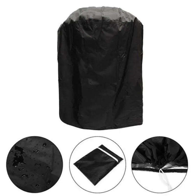 Pulvérisateurs ronds imperméables pour barbecue, couverture de jardin, patio, cour, bouilloire ronde, protecteur de barbecue, résistant, facile à nettoyer, durable 70 x 70 cm