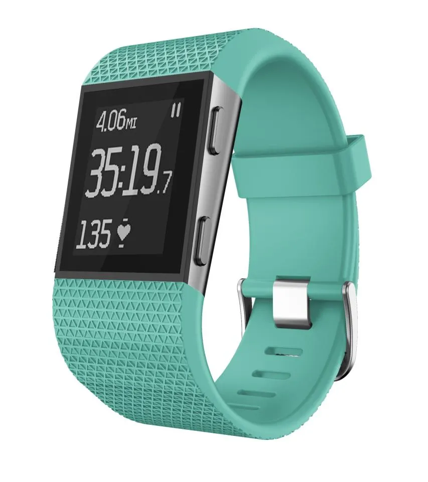 För Fitbit Surge Bandstpu -ersättningsband för Fitbit Surge Watch Fitness Tracker Accessories SmallLarge6702062