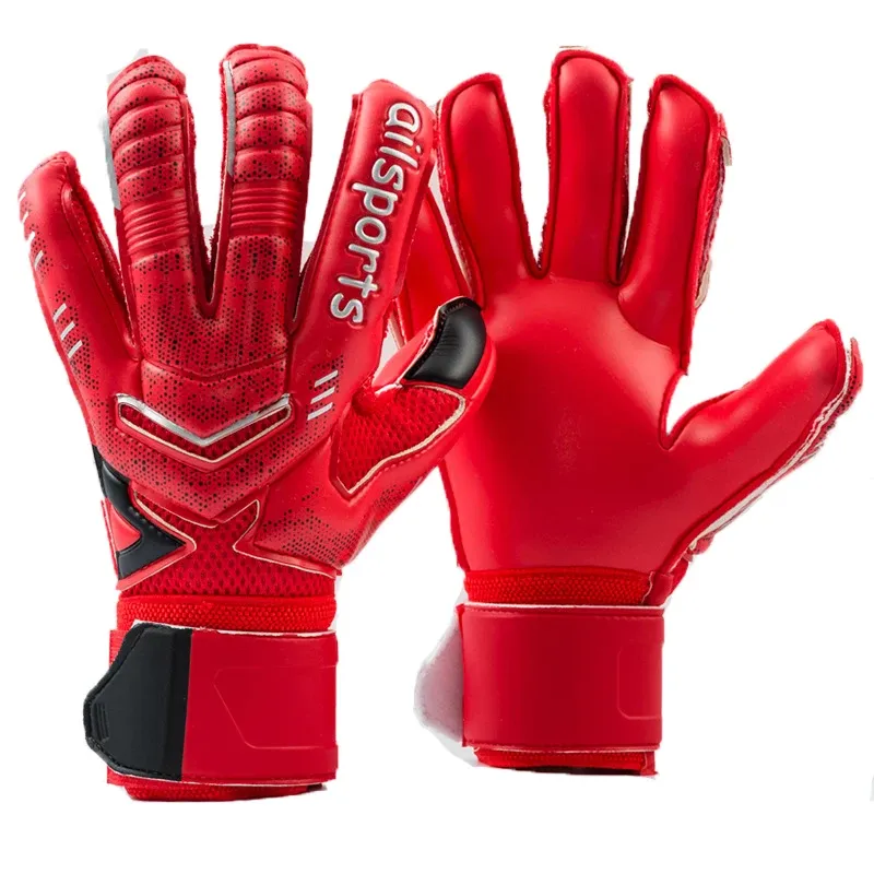 Rękawiczki 4 mm lateksowe bramkarz Gloves Ochrona palców zagęszczone bramkarz piłkarski Rękawiczki zawodowe bramkarz bramkarza Rękawiczki