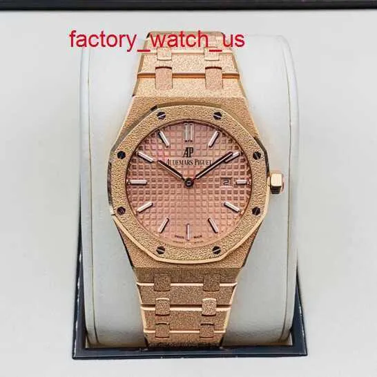 AP Fancy Watch Montre haut de gamme Royal Oak Series Montre pour femme 33 mm de diamètre Mouvement à quartz Acier de précision Platine Or rose Casual Montre célèbre pour homme
