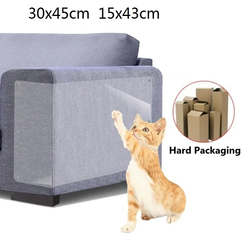 Scratchers Cat Scratch Furniture Protector, Sofa Protector, Meble odporna na zarysowanie taśmę treningową, przezroczysty matowy