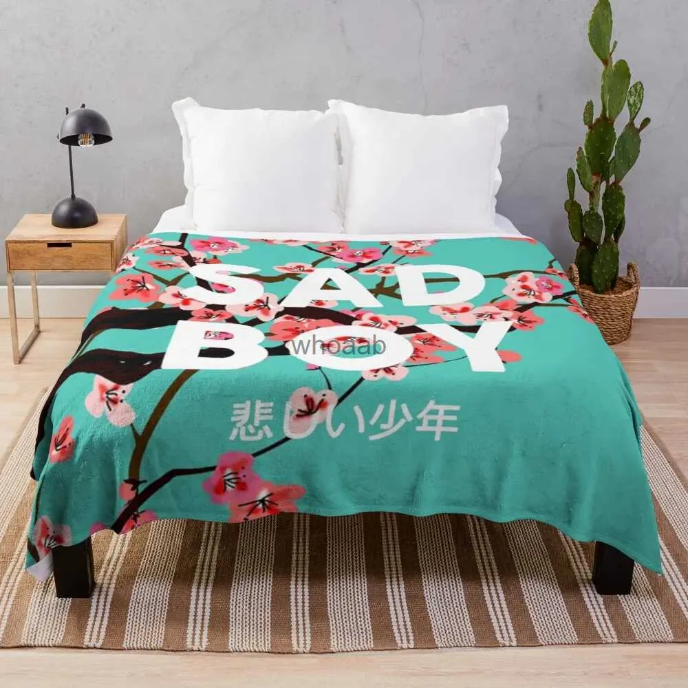Set piumini Camicia Vaporwave - Arizona Iced Tea (estetico) Coperta da tiro soffici coperte grande coperta ricamata per divano YQ240313