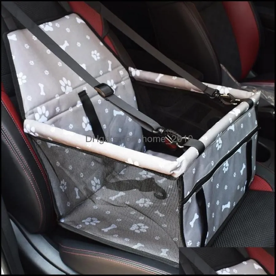 Köpek araba koltuğu kapakları xford araba seyahat qet taşıyıcı köpekler yastık kafesi katlanabilir sandık kutusu taşıma çantaları evcil hayvanlar malzemeleri taşıma chi354f