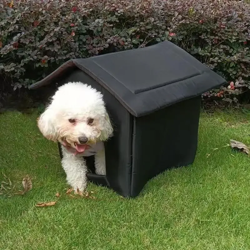 マット屋外猫の家屋外猫の家耐候性屋内犬小屋の肥厚された耐候性テント冬の暖かい迷走猫シェルター