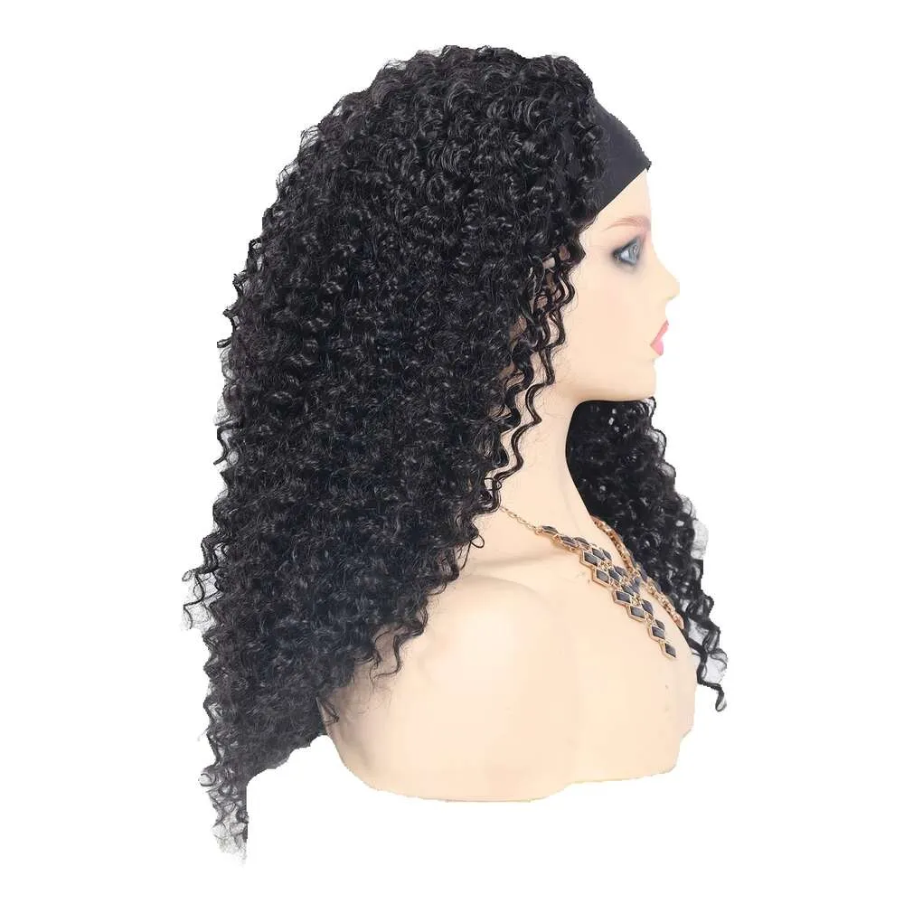 Pała na głowę Black Small Curly Peruki Factory Supply GG