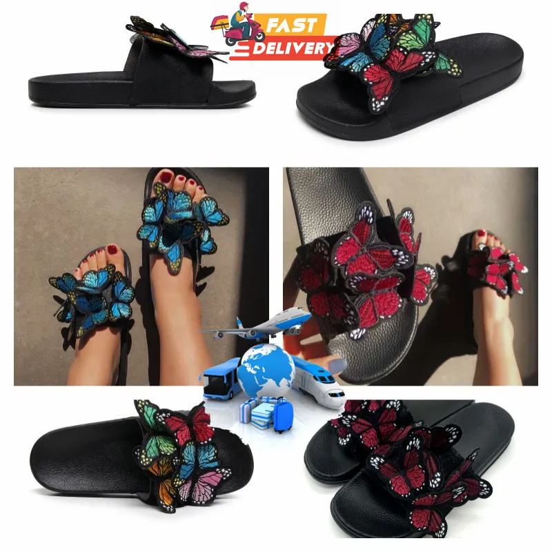 Designer Sandálias Chinelos Slides Sapatos Mulheres Clog Fivela Clássico Mens Moda Menemsha Urchin Sandal Tamanho 36-41 GAI Moda Luxurys Slipper Verão Borboleta Preta