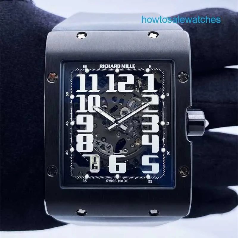 Casual horloge RM Watch Celebrity Watch RM016 Extra plat RM016 AL TI Titanium Herenhorloge Doospapieren