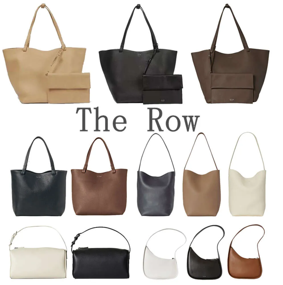 The Row borsa a tracolla firmata mezza luna Park tote Bag Borsa di lusso negozio borsa per il pranzo borse a secchiello Uomo vera pochette a tracolla in pelle borsa a tracolla borsa shopper FQWE