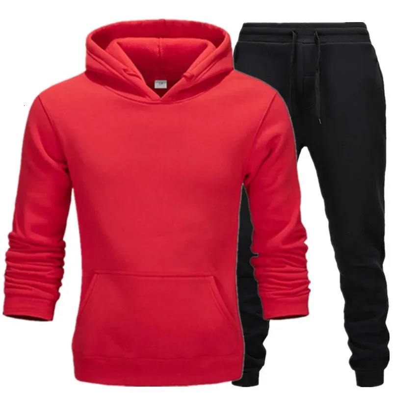 Män kvinnliga tröjor Sweatpants Sportkläder Pants Set Outdoor Sports Running Tracksuits Couples Hoodies Suits S-XXXXL 240306